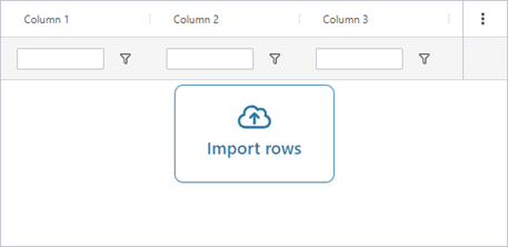 Grid import rows