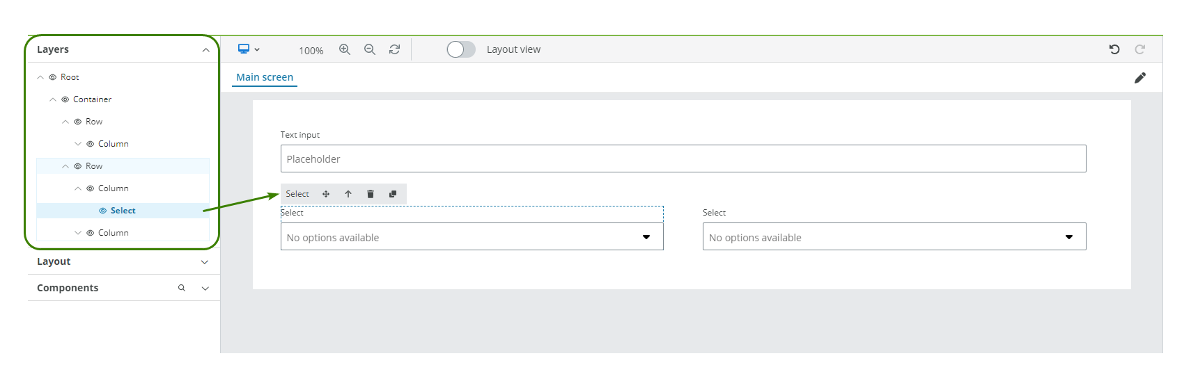 Example on how to use Layers