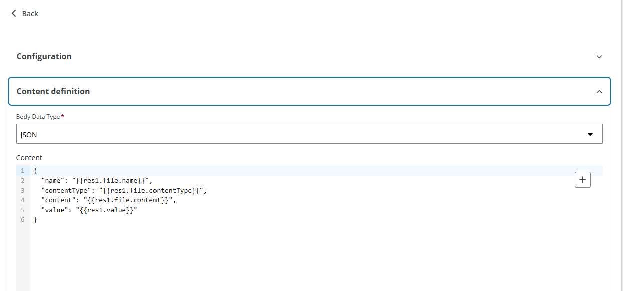 Using downloaded file in another API request