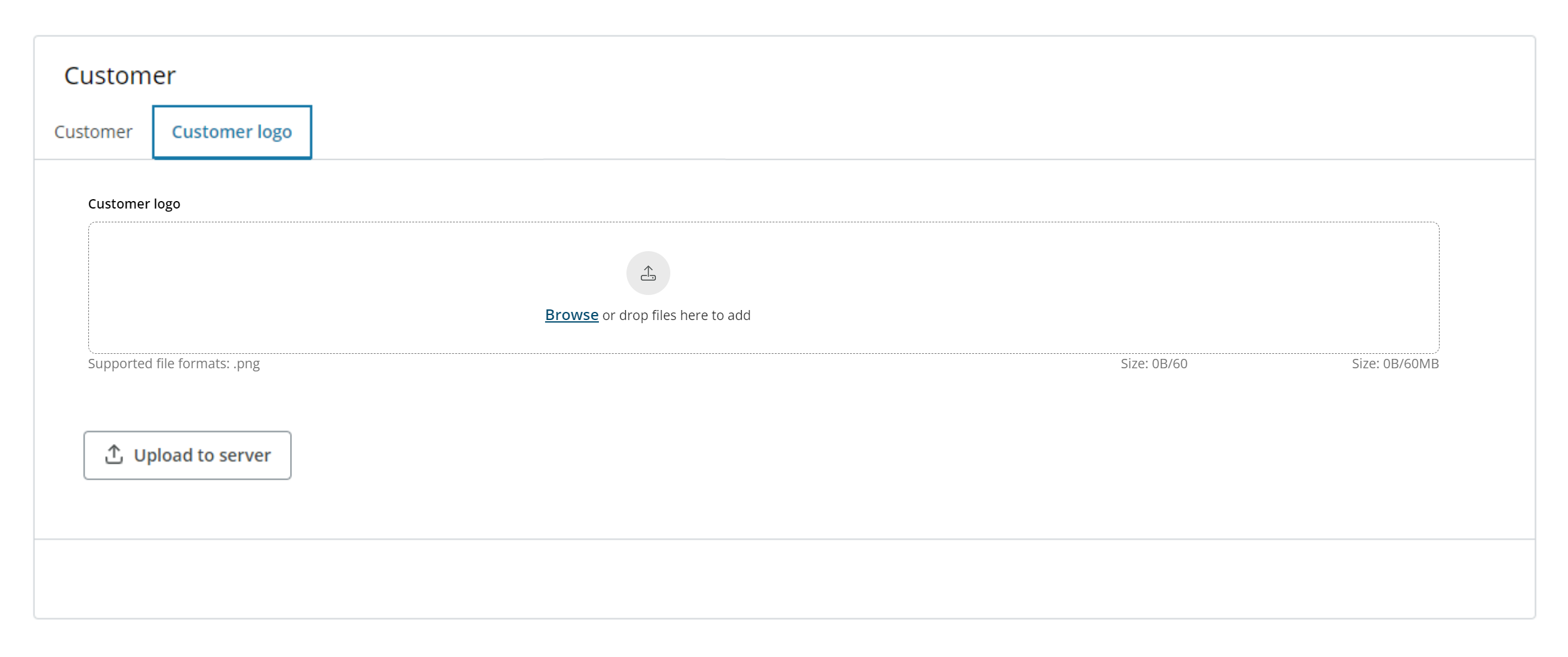 File uploader component
