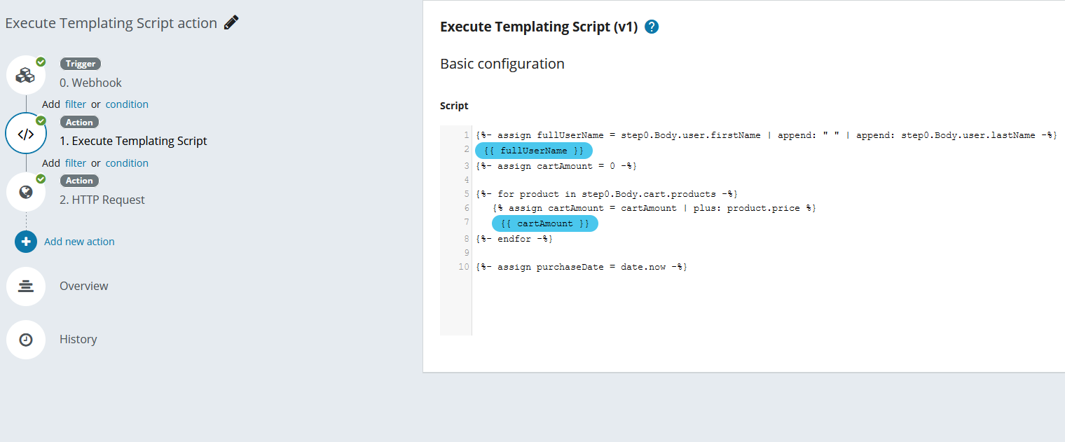 Execute Templating