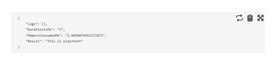 Run Code output