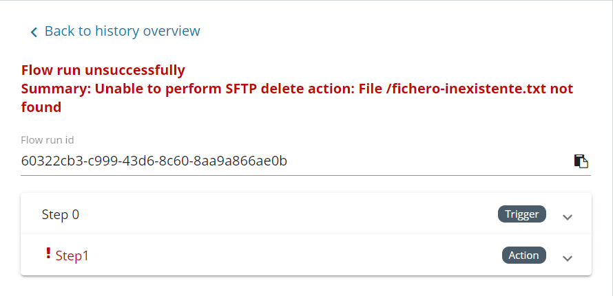 SFTP - Delete Output Error