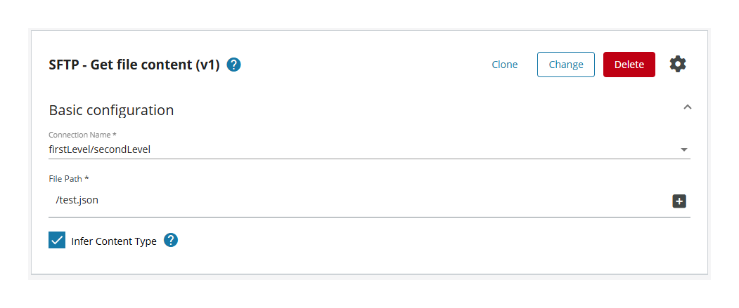 SFTP - Get Content Input