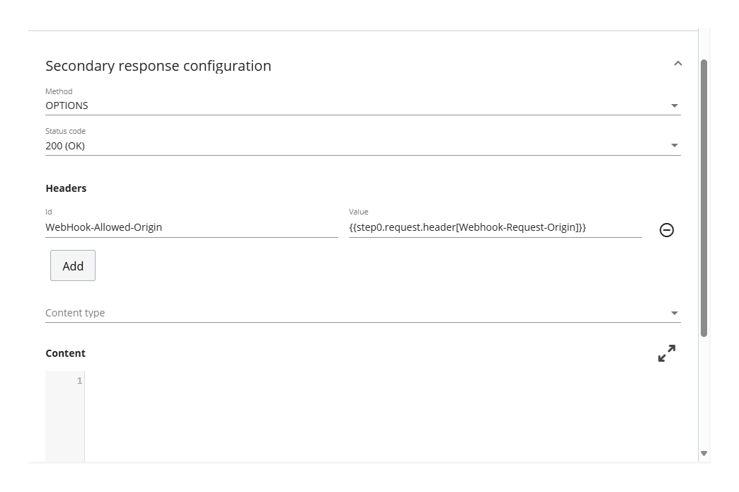 Webhook Event Grid subscription
