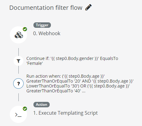 Add flow, filter map